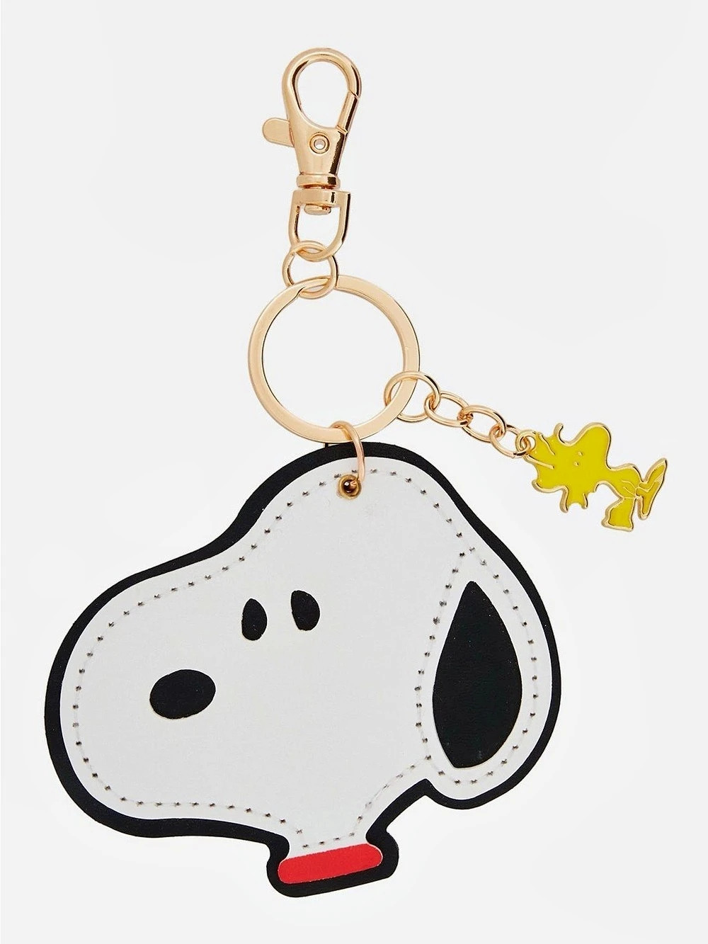 Peanuts Snoopy Bag Charm White & Yellow